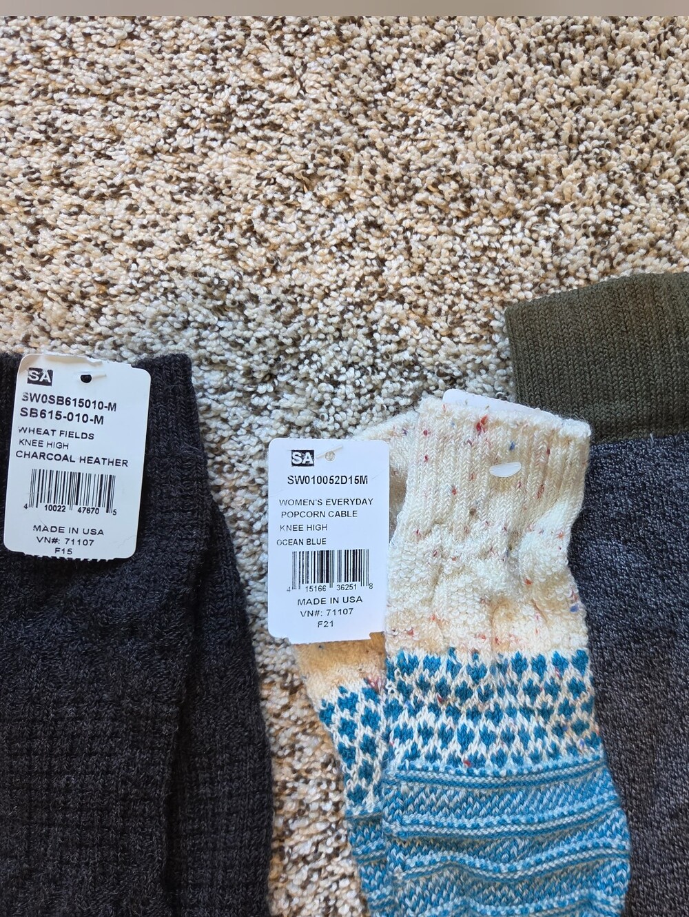 Smartwool Set Of 3 Wool Boot Socks - Picture 2 of 3